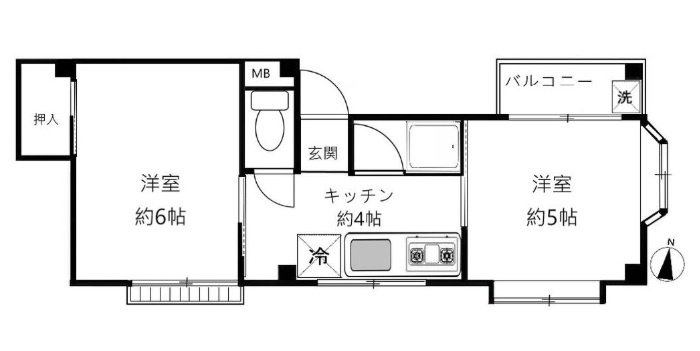 練馬区田柄１丁目の店舗事務所の間取り