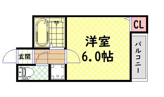 【間取り】 | ナニワⅢ番館