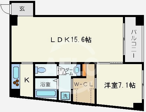 レキシントン・スクエア新町の間取り|レキシントン・スクエア新町　間取り