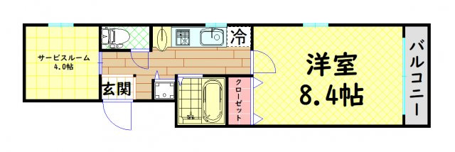 【間取り】 | ジラソーレ本町通