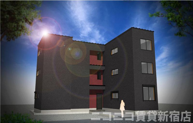 【外観パース】 | Six Base Nishiarai | 建築中のため