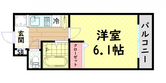 【間取り】 | ブリストル神崎