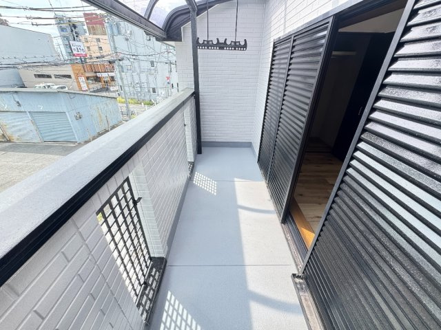 堺市西区上436－12のバルコニー