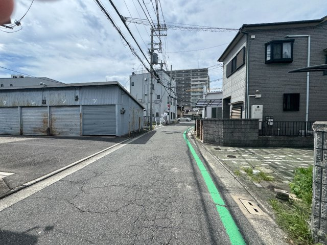 堺市西区上436－12の前面道路含む現地写真