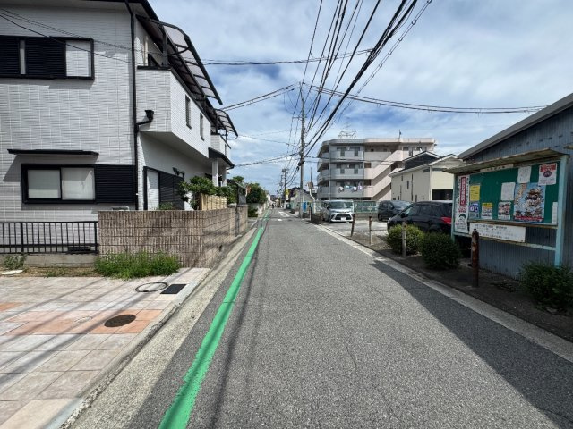堺市西区上436－12の前面道路含む現地写真