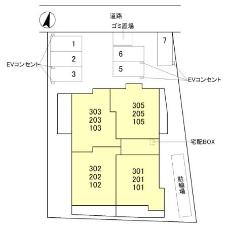 【区画図】 | D-residence古曽部町