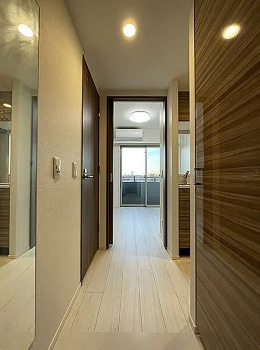 台東区浅草５丁目の賃貸マンションの玄関