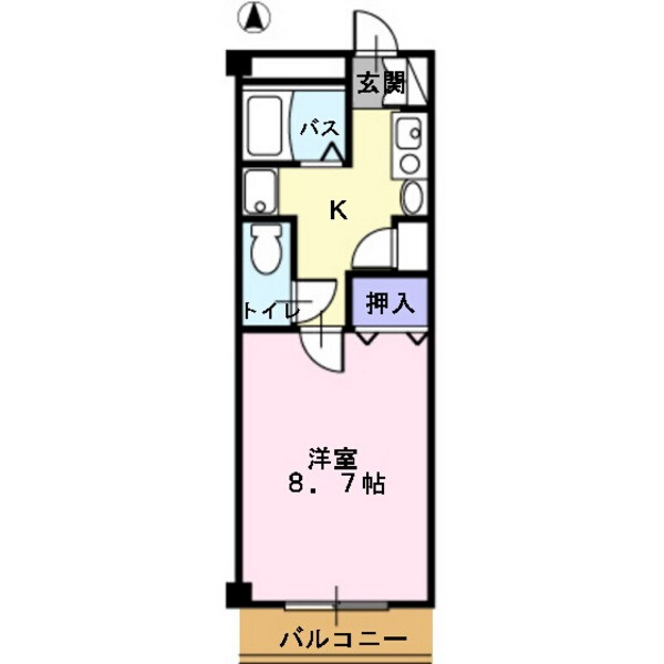 ハピネスの間取り