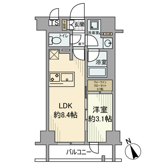 【間取り】 | グレンドール五反田