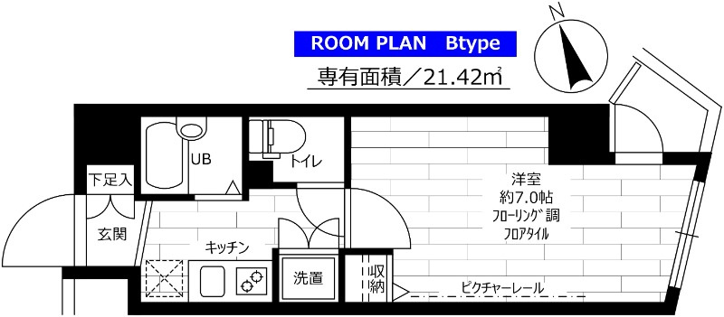 ステージファースト三軒茶屋アジールコートⅡの間取り