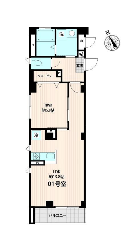 メゾン　クラの間取り