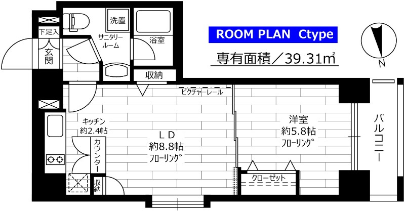 ステージファースト新御徒町の間取り