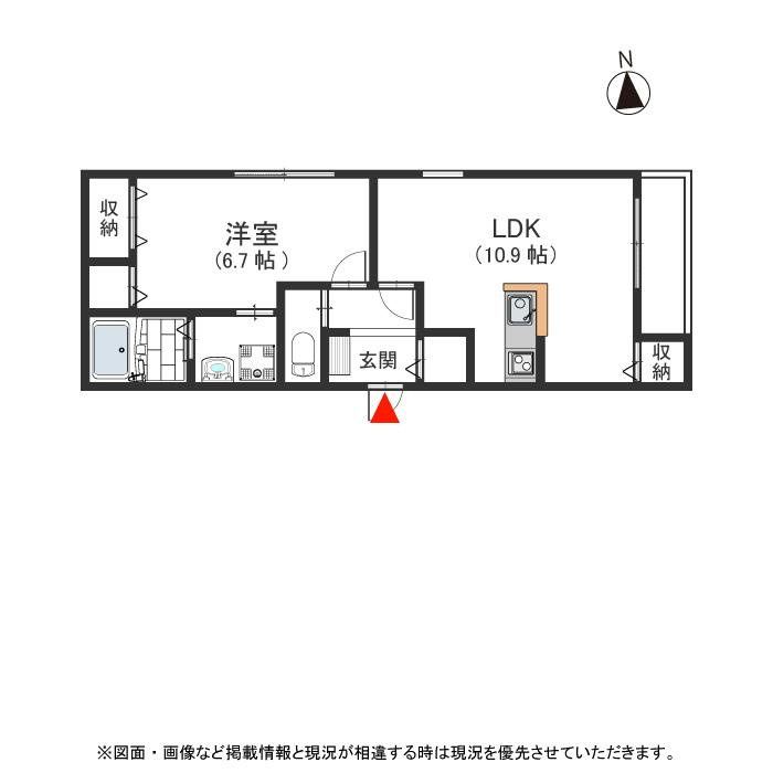 リリーコートの間取り