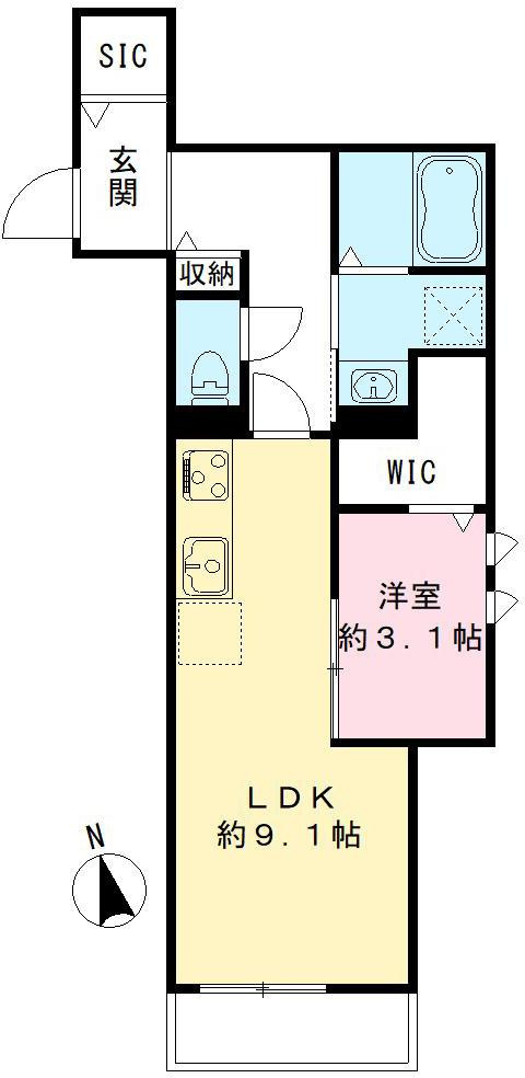 コム　ジュ　スイの間取り