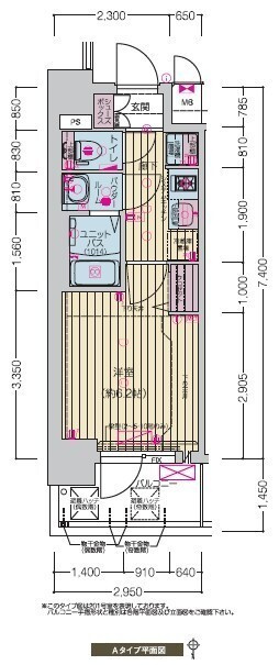 プレサンス千種駅前レガートの間取り