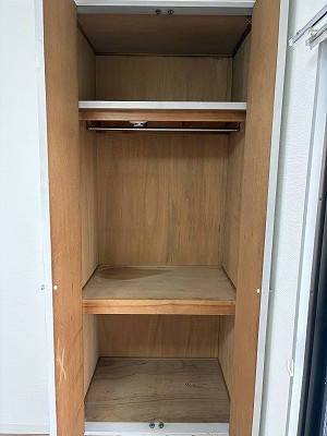 バスクコートの収納