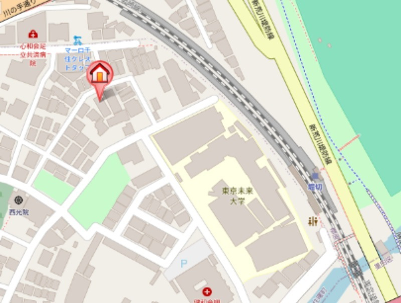 ＭＹ・ピュア千住曙町Ａの地図