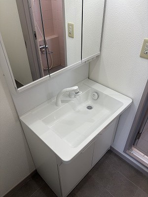 バスクコートの洗面所