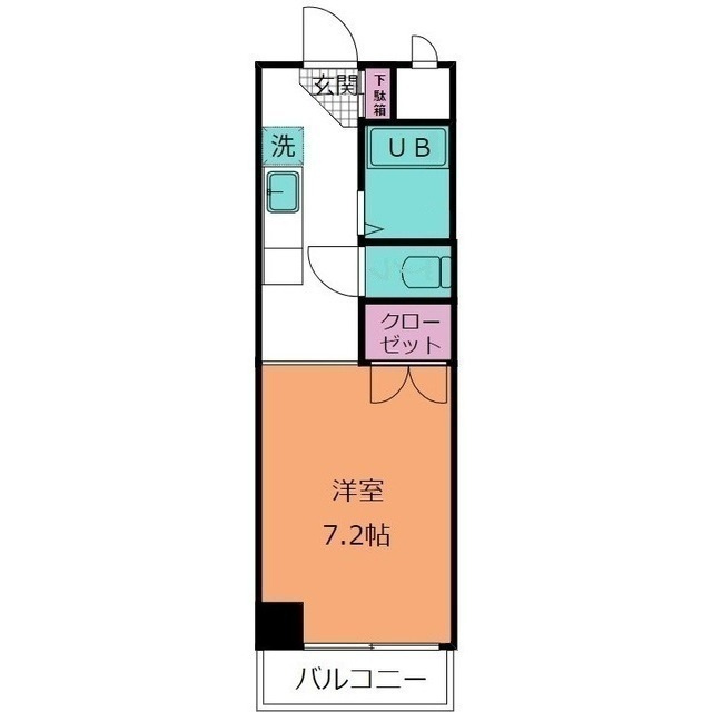 コンフォルトハイツ新宿の間取り