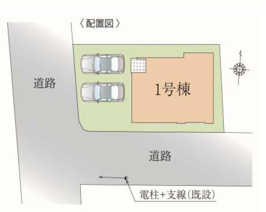 横浜市瀬谷区阿久和西２丁目の新築一戸建の区画図|限定1区画の販売です！
お気軽にお問合せ下さい！