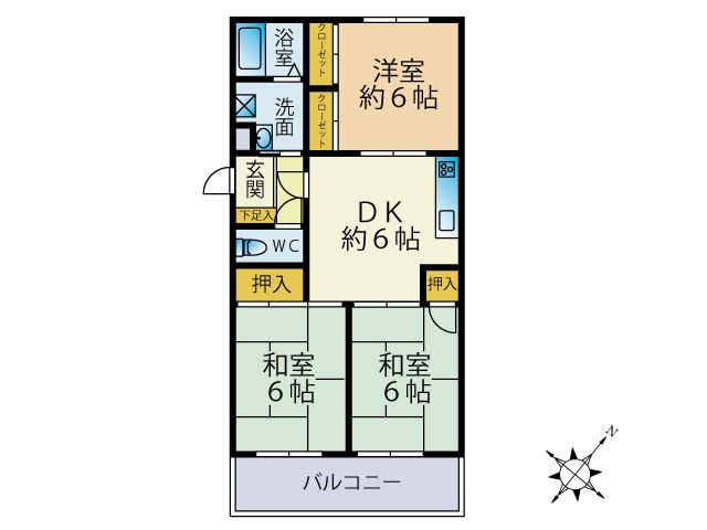 【間取り】 | リリナ片江