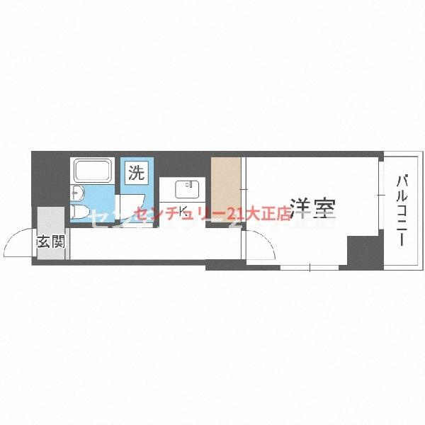 シャトー元町の間取り