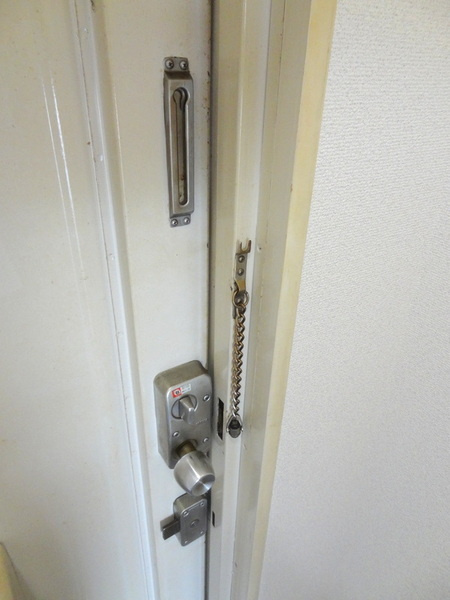 中善大正ハイツの玄関|★鍵もしっかりと★