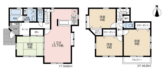 【間取り】 | 4LDKはリビングダイニングキッチンと4つの居室がある間取りで、大家族や二世帯住宅に最適。広々としたリビングで家族団らんを楽しみ、個室でプライベートな時間も確保でき、快適な生活を送ることができますよ。