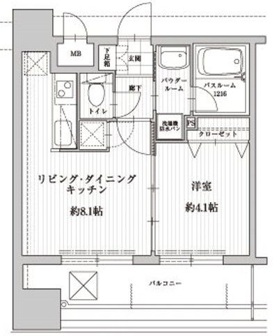 【間取り】 | アクタス天神北