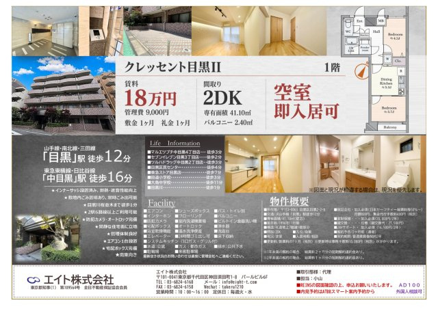 クレッセント目黒Ⅱの周辺