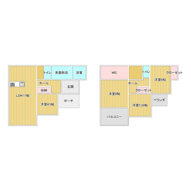 太田市龍舞町中古戸建の間取り