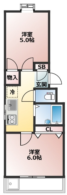 第7渡邊ビルの間取り