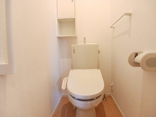 富山市藤木のアパートのトイレ