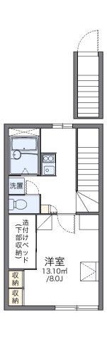 レオパレスヴィゴーレの間取り