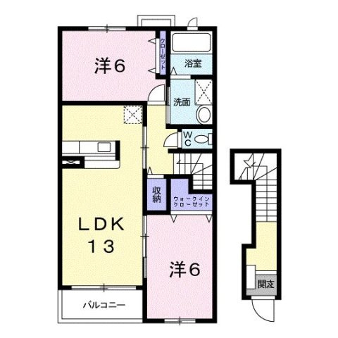ヴァンテリュイソーの間取り