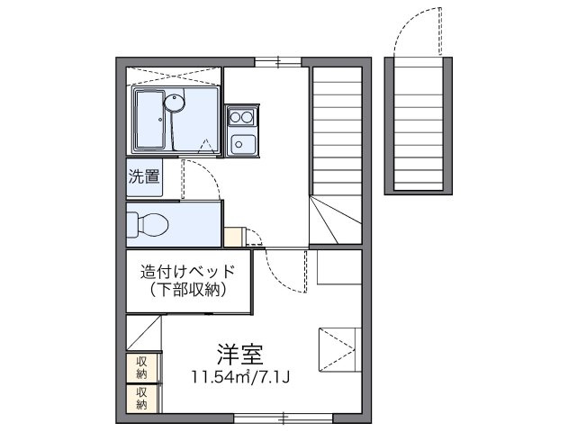 レオパレスヴィラ中村公園の間取り