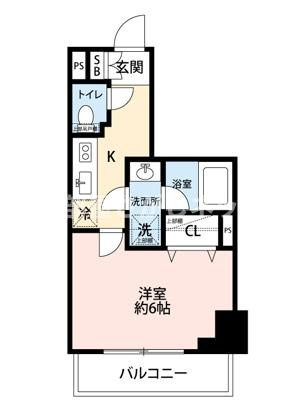 クレヴィスタ大森Ⅱの間取り