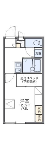 レオパレス三久の間取り