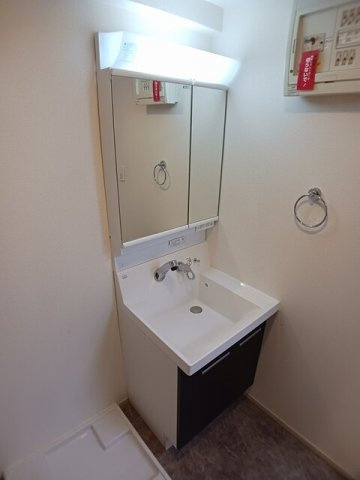 クレール壱番館の洗面所