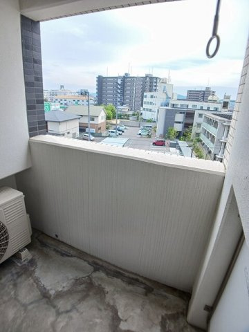 クレール壱番館のバルコニー