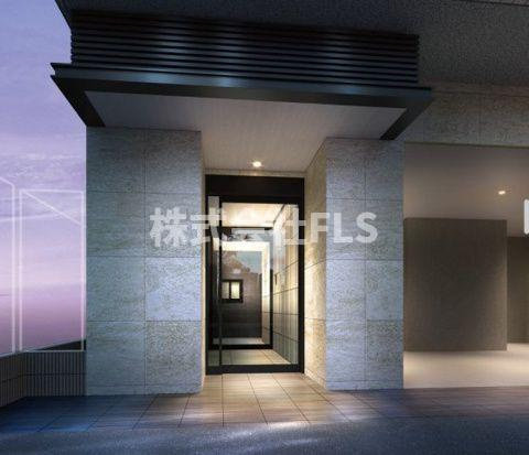 北区滝野川６丁目の賃貸マンションのエントランス