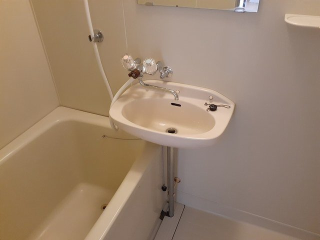コーポにしふかの洗面所