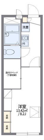 レオパレス新吉田シティーハウスの間取り