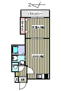 【間取り】 | ユゥ&ミィ金山駅前C棟