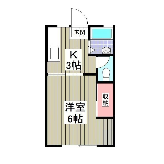 エコーハイツBの間取り
