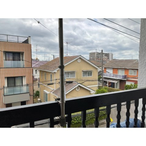 大栄コーポのバルコニー