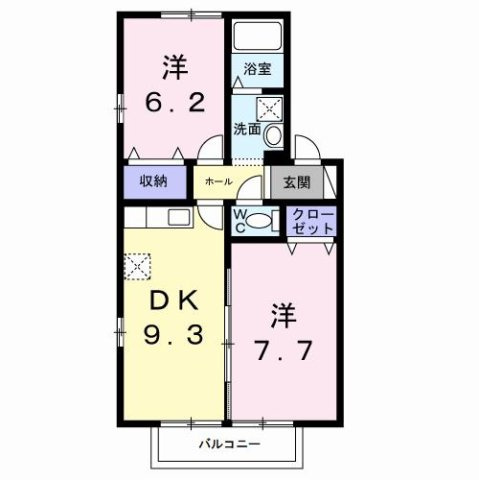 デュークＢ棟の間取り