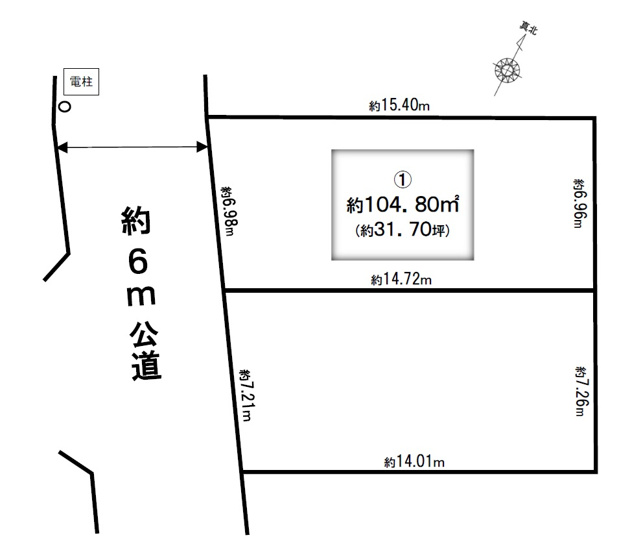 【土地図】 | 柏市つくしが丘10期　全2区画