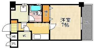 【間取り】 | ライオンズマンション京都河原町第三