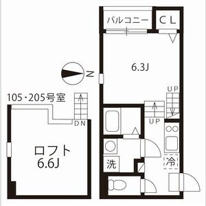【間取り】 | ハーモニーテラス向島町